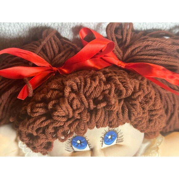 Vintage Little People Soft Sculpture Doll Brunette Handmade (Not Cabbage patch) - Picture 3 of 16